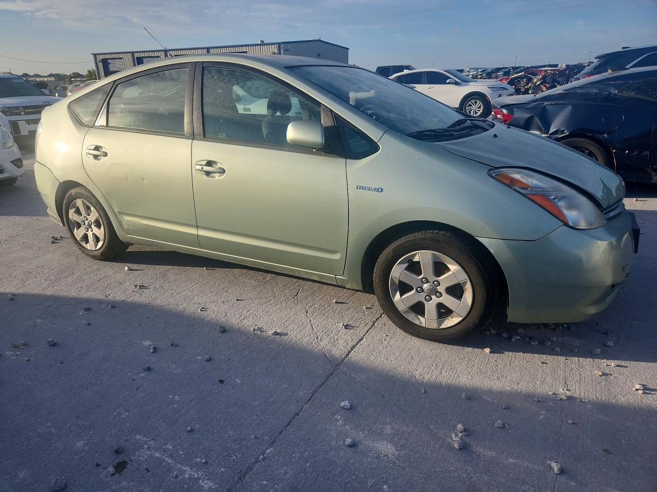 2009 Toyota Prius Base Green vin: JTDKB20U697887514