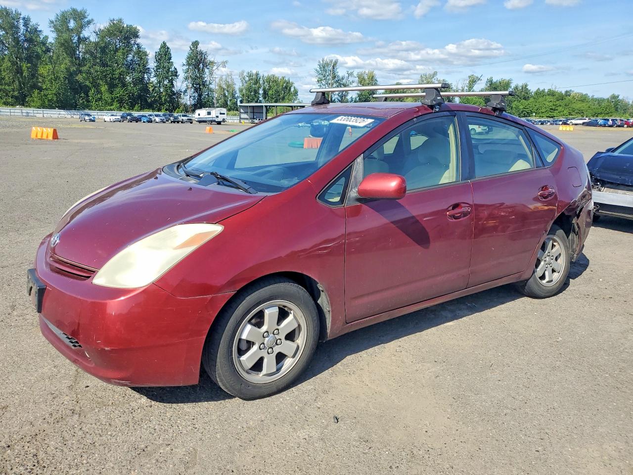 2004 Toyota Prius Red vin: JTDKB20U740018325