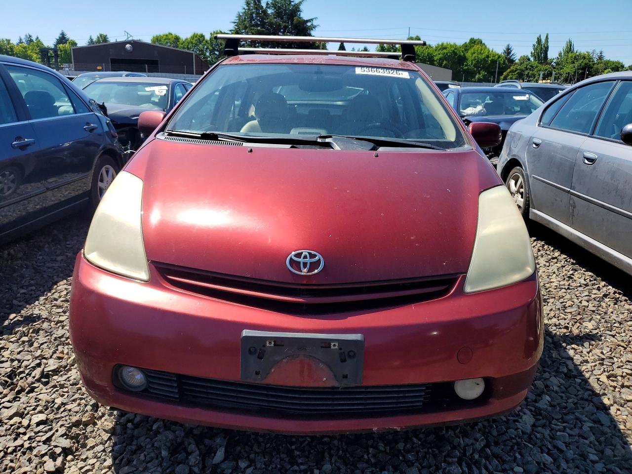 2004 Toyota Prius Red vin: JTDKB20U740018325