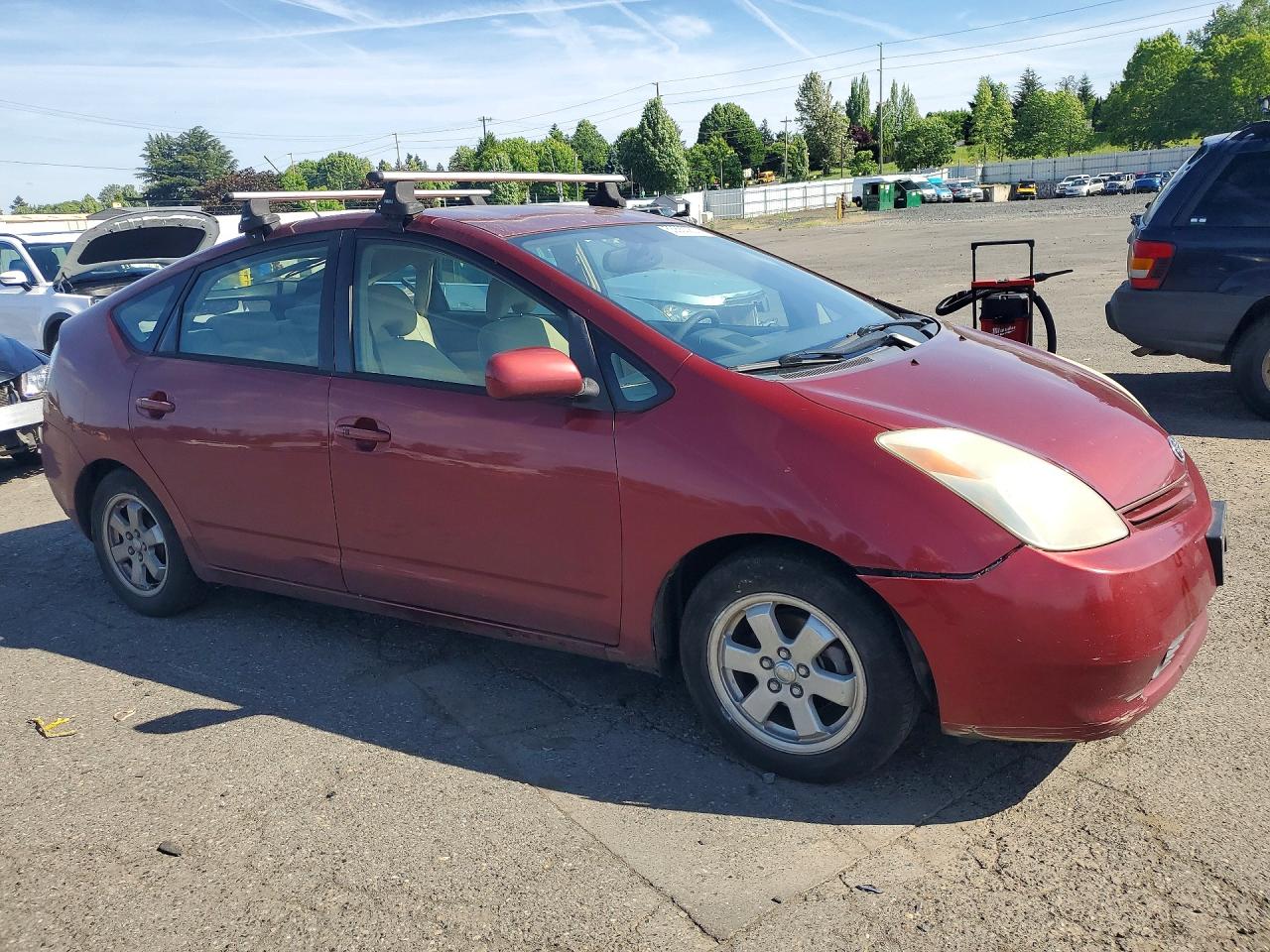 2004 Toyota Prius Red vin: JTDKB20U740018325