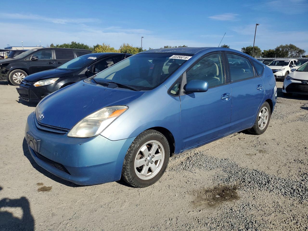 2004 Toyota Prius Base Blue vin: JTDKB20U740027428