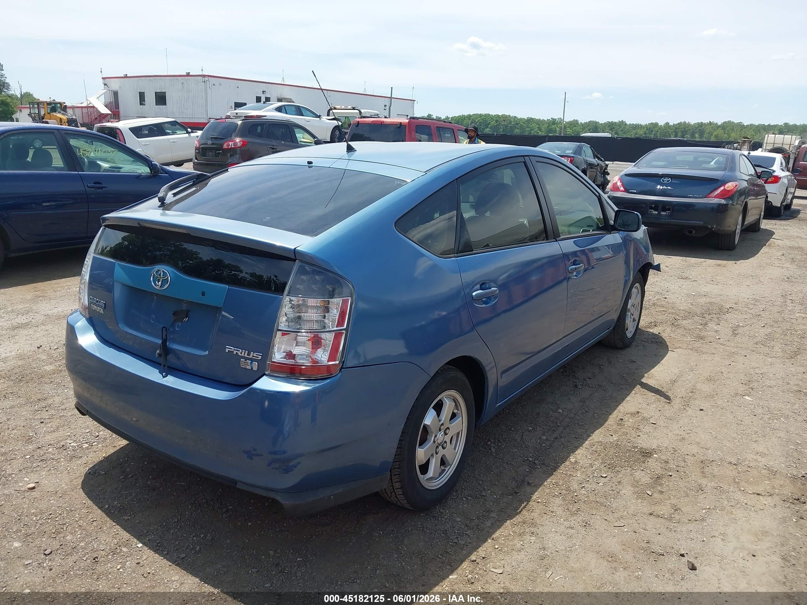 2004 Toyota Prius Blue vin: JTDKB20U740091744