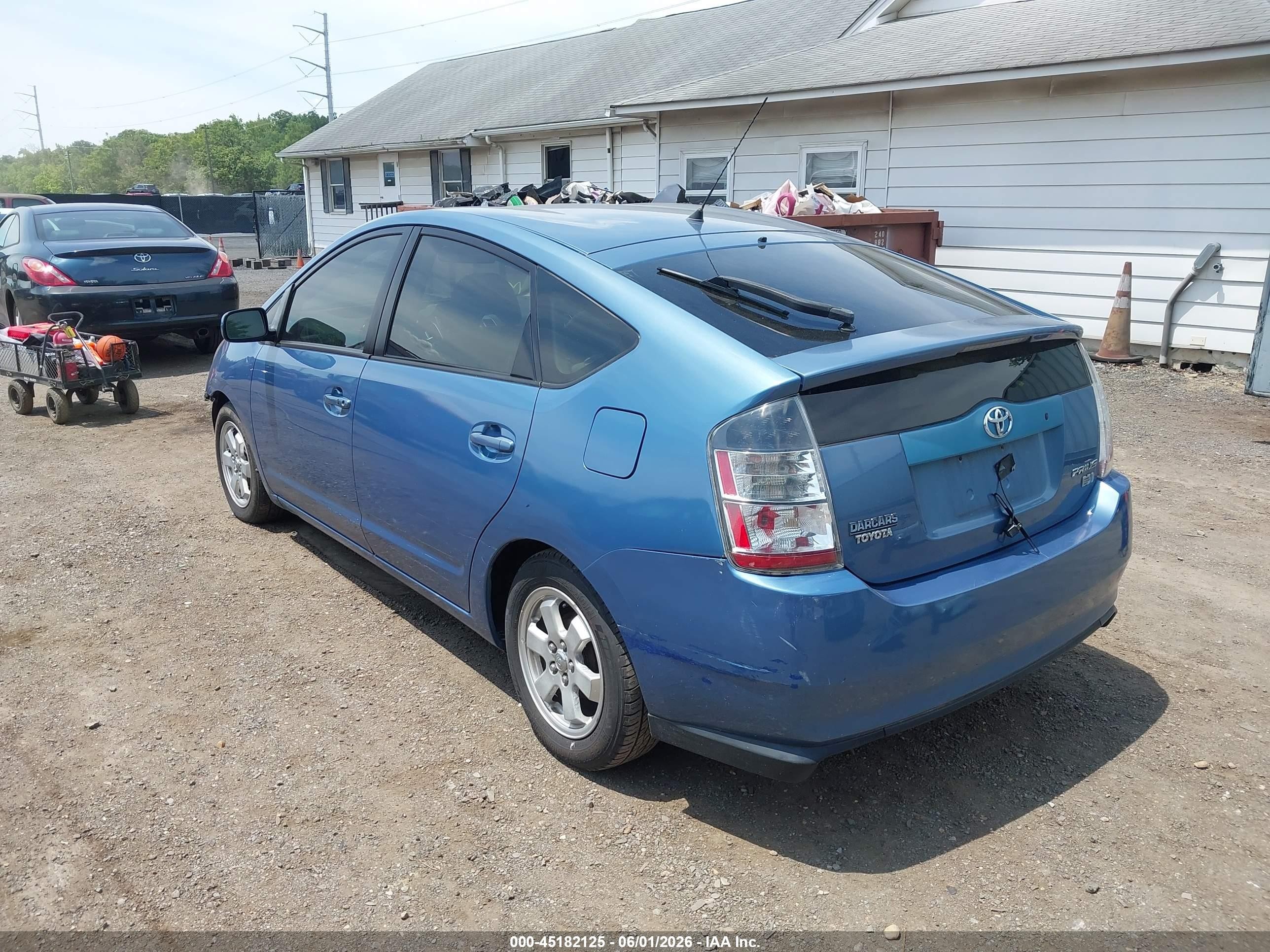 2004 Toyota Prius Blue vin: JTDKB20U740091744