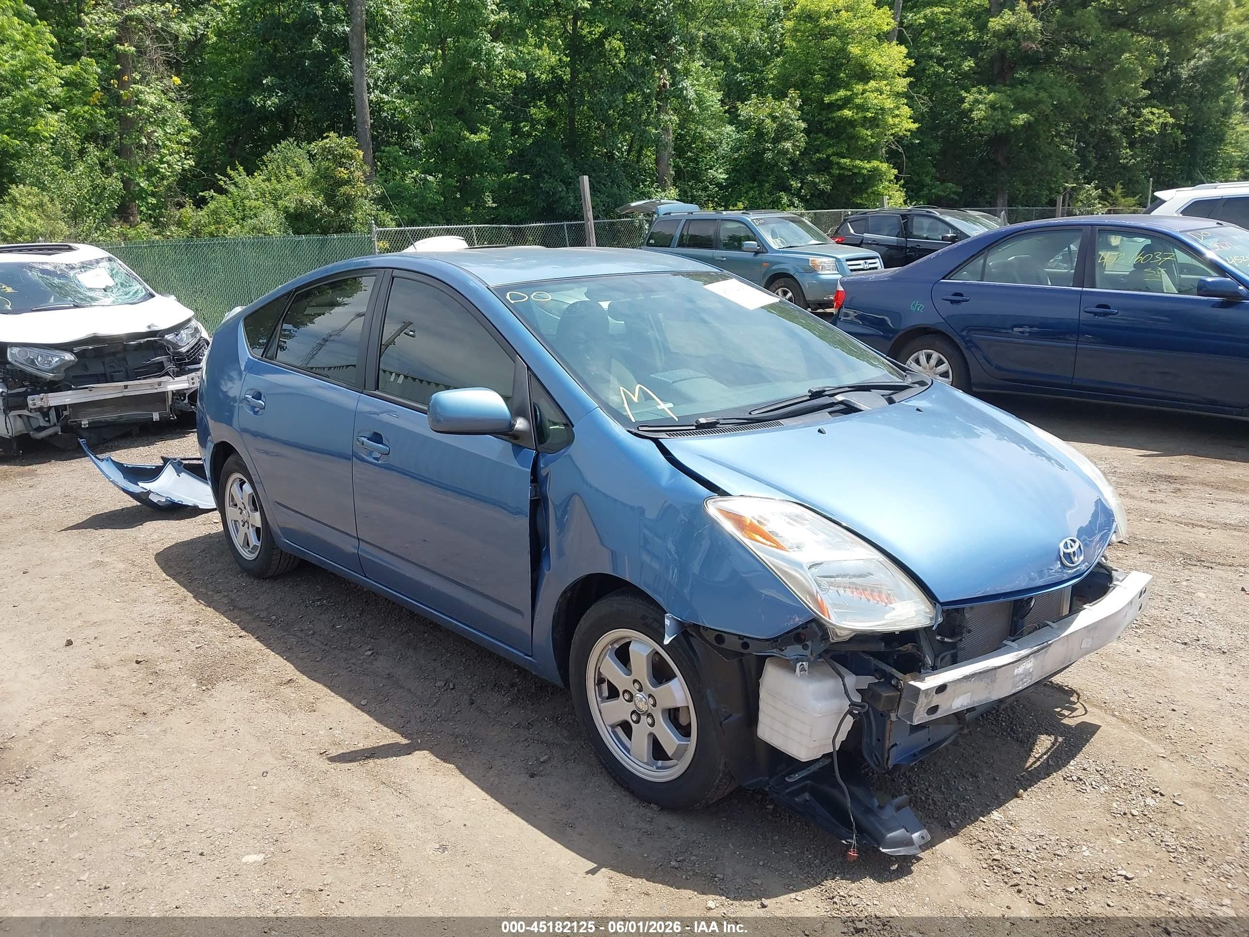 2004 Toyota Prius Синий vin: JTDKB20U740091744