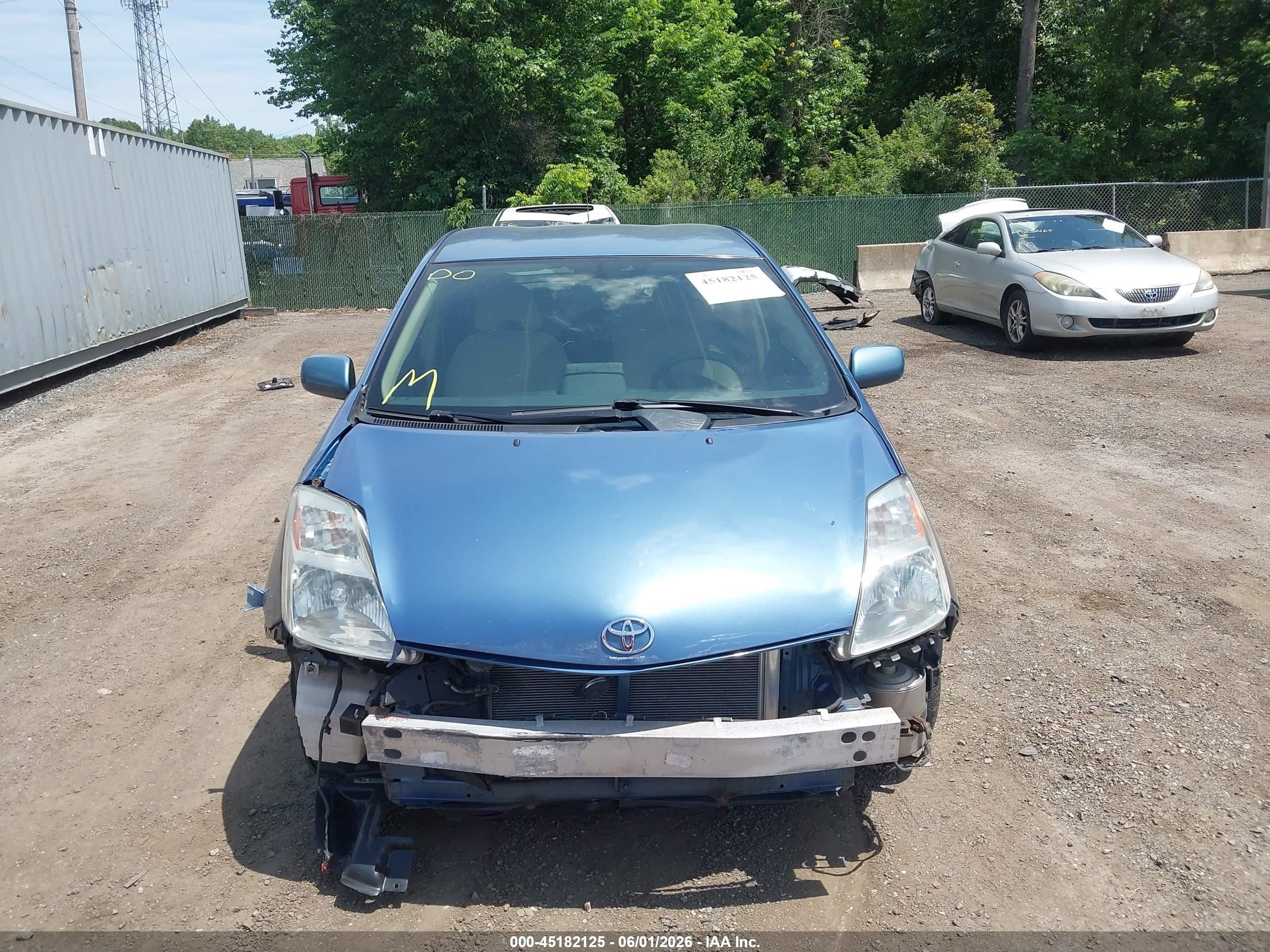 2004 Toyota Prius Blue vin: JTDKB20U740091744