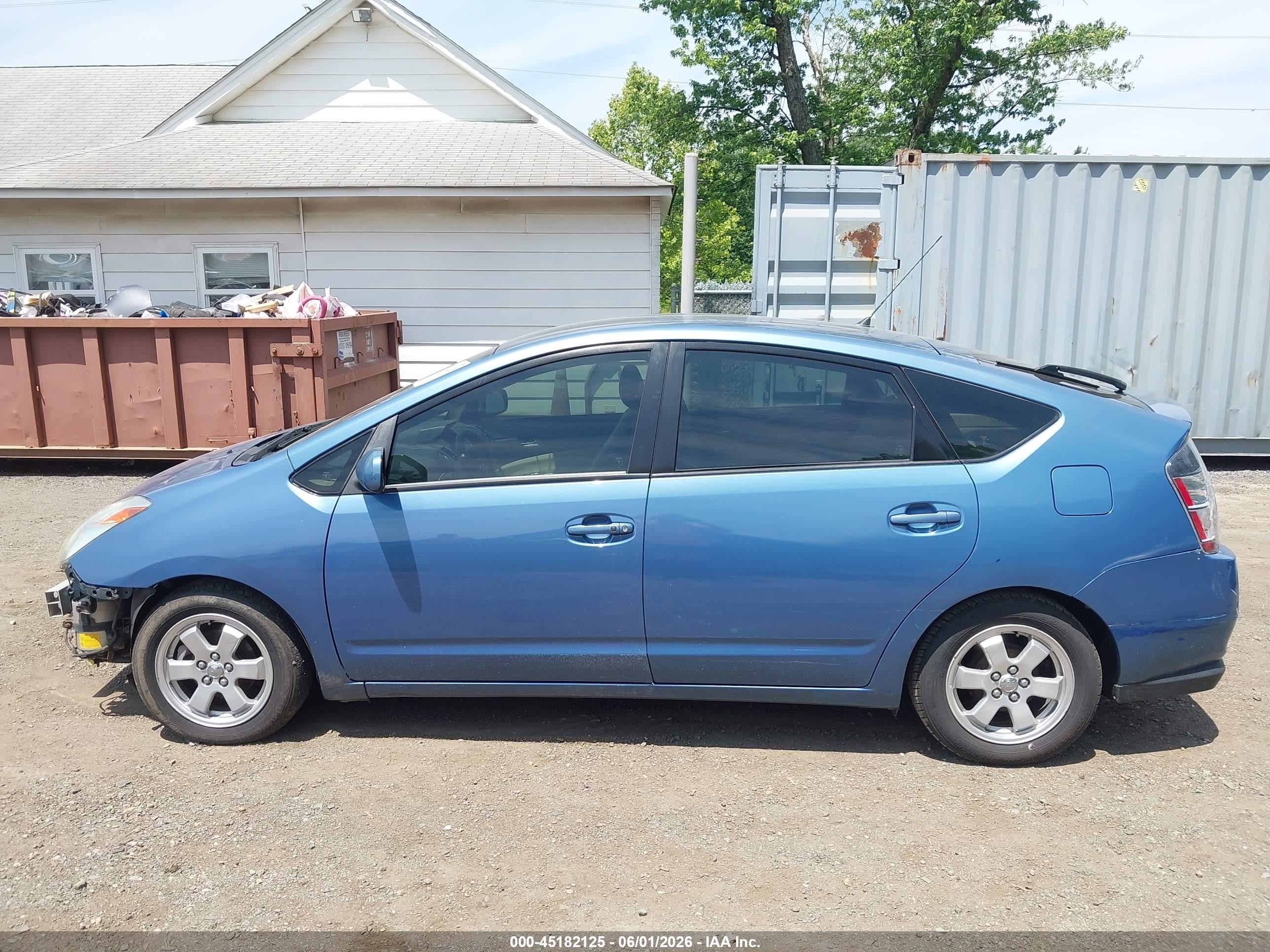 2004 Toyota Prius Blue vin: JTDKB20U740091744