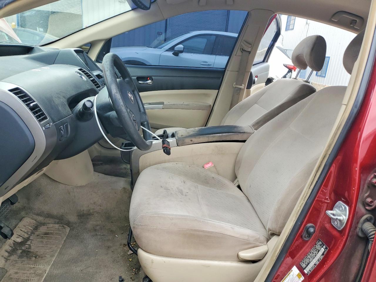 2004 Toyota Prius Base Maroon vin: JTDKB20U740112270
