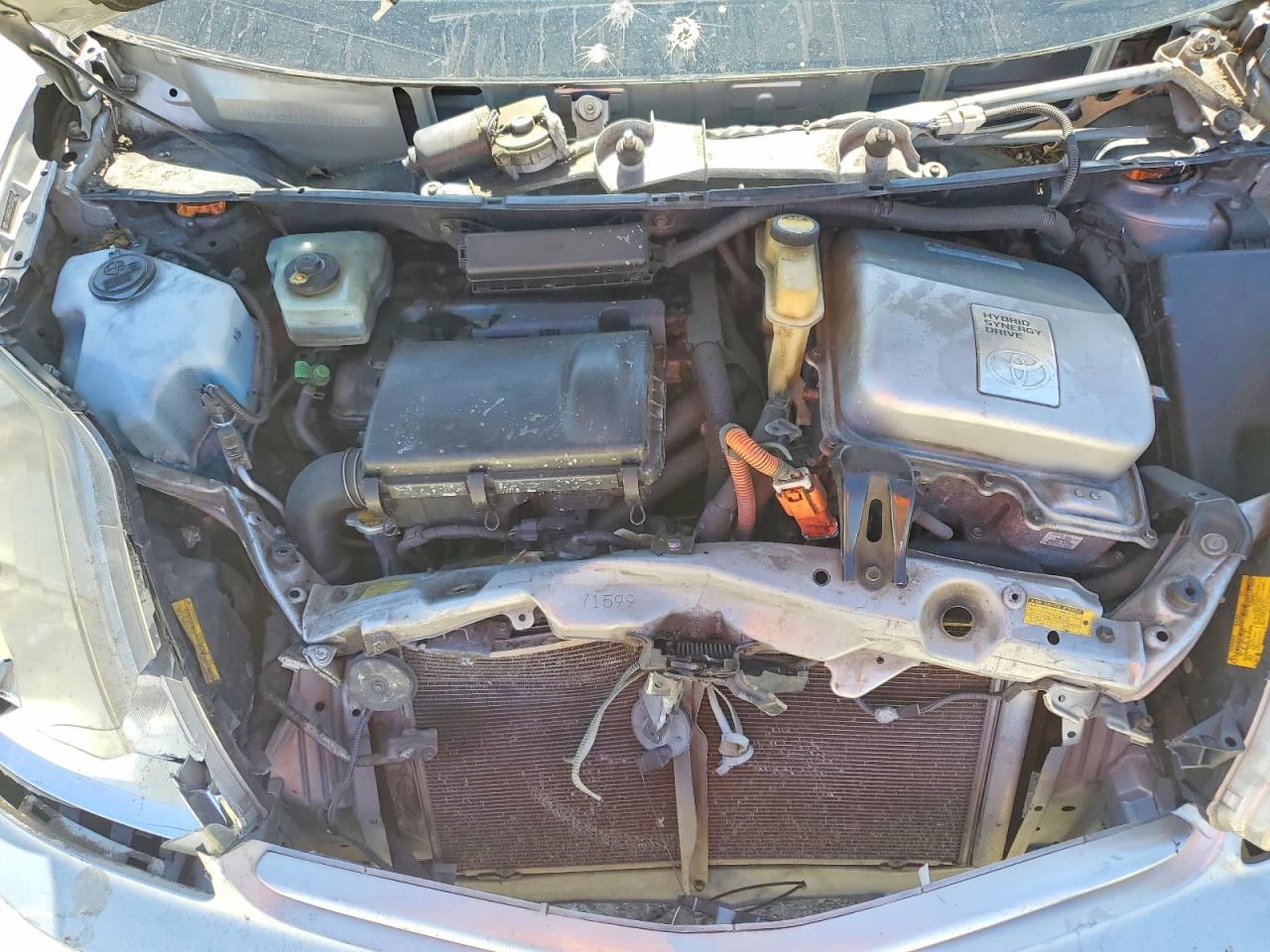2005 Toyota Prius Base Silver vin: JTDKB20U753000276