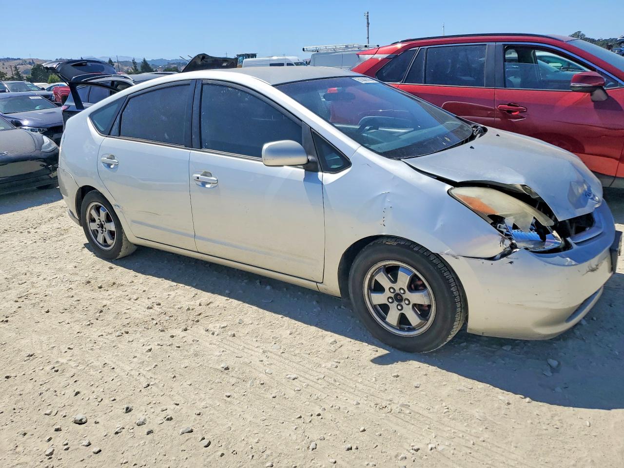 2005 Toyota Prius Base Silver vin: JTDKB20U753000276