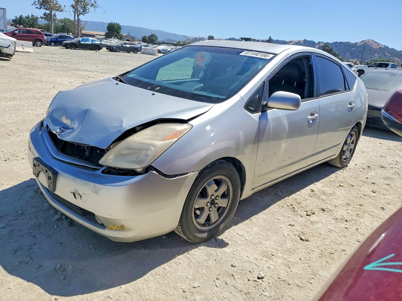 2005 Toyota Prius Base Silver vin: JTDKB20U753000276