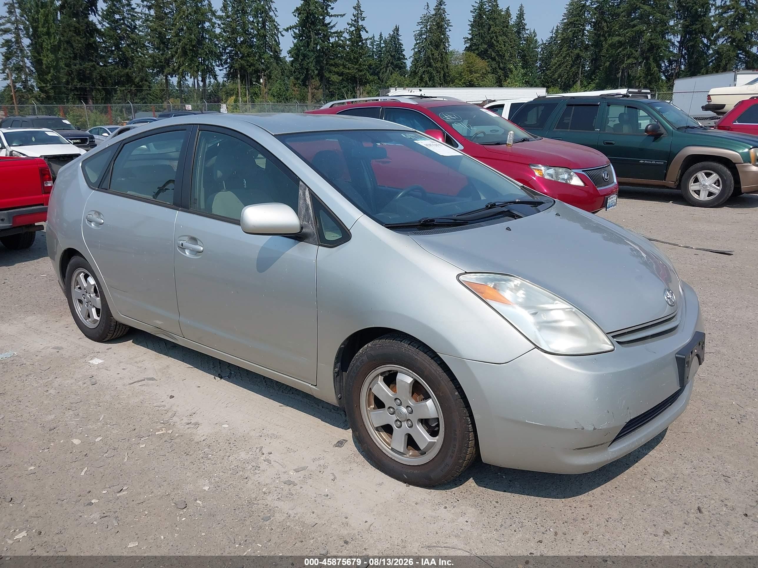 2005 Toyota Prius   Silver vin: JTDKB20U753002951