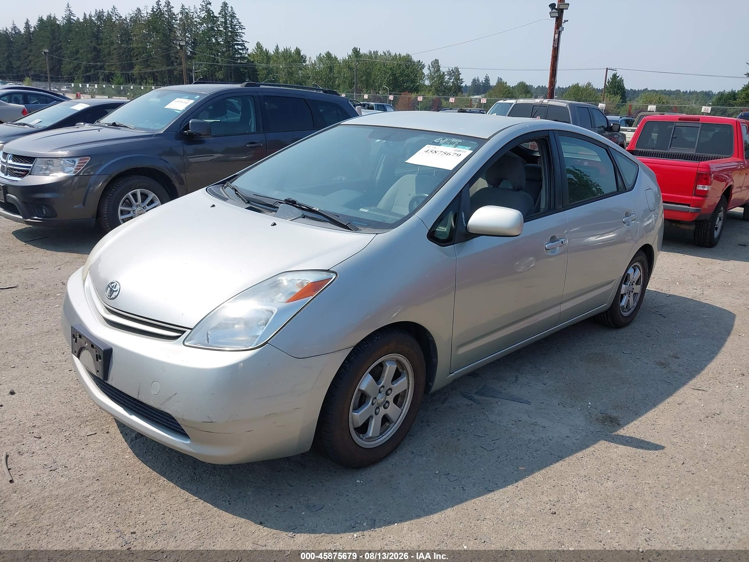 2005 Toyota Prius   Silver vin: JTDKB20U753002951