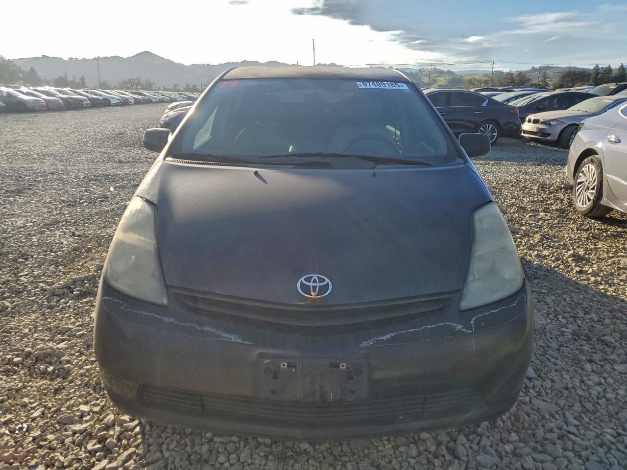 2005 Toyota Prius Black vin: JTDKB20U753034105