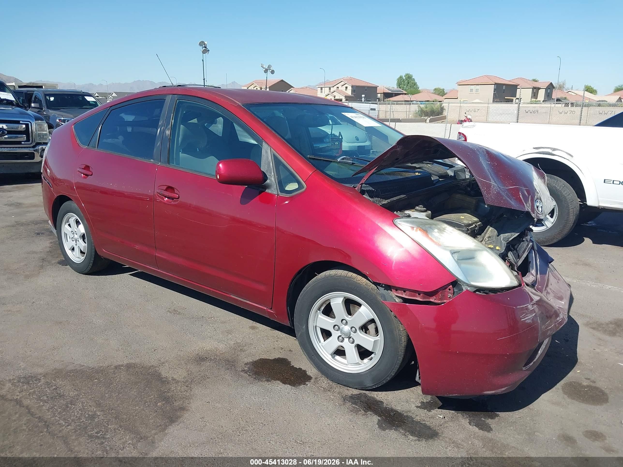 2005 Toyota Prius   Red vin: JTDKB20U753037098