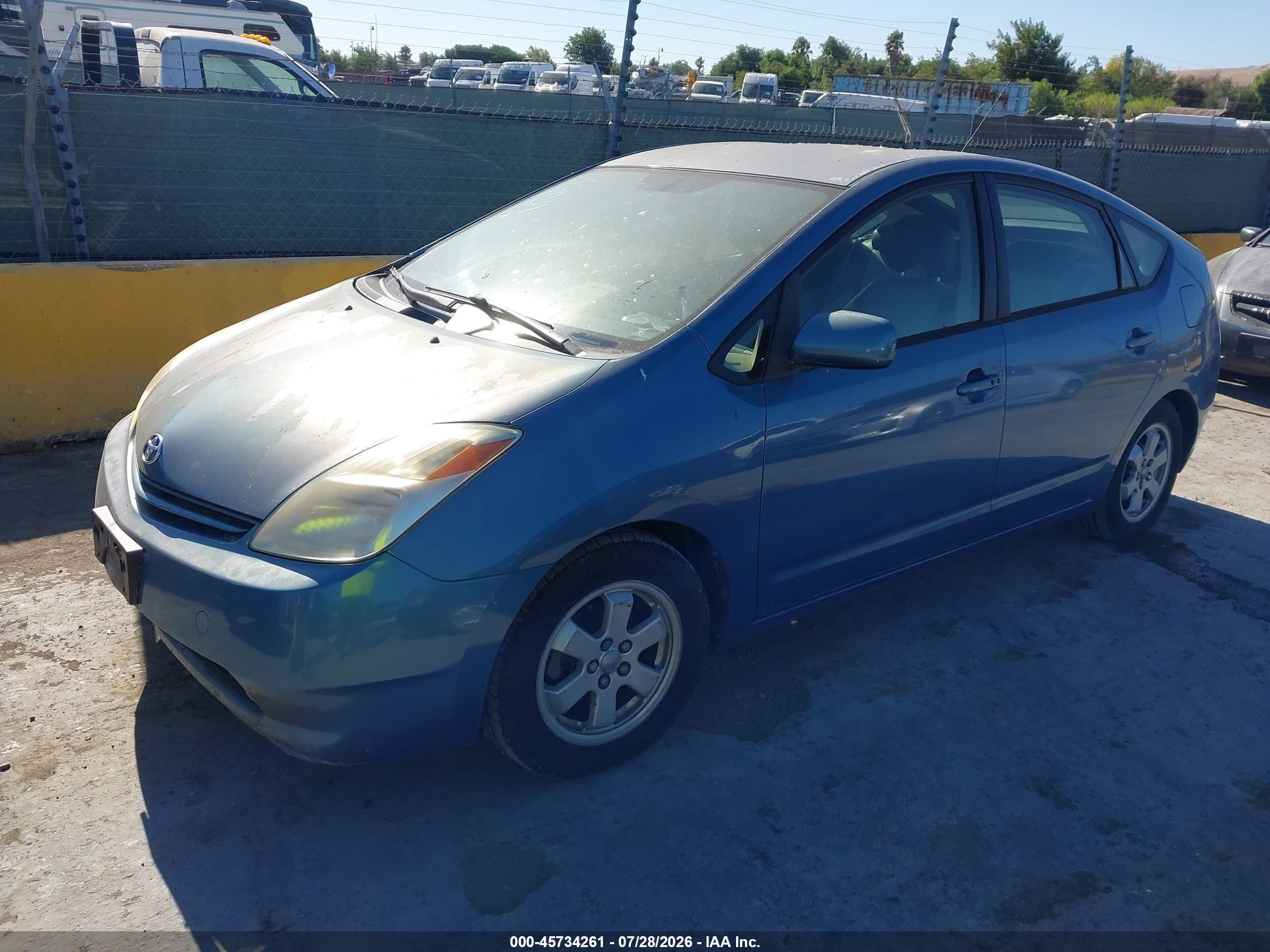 2005 Toyota Prius   Light Blue vin: JTDKB20U753038073