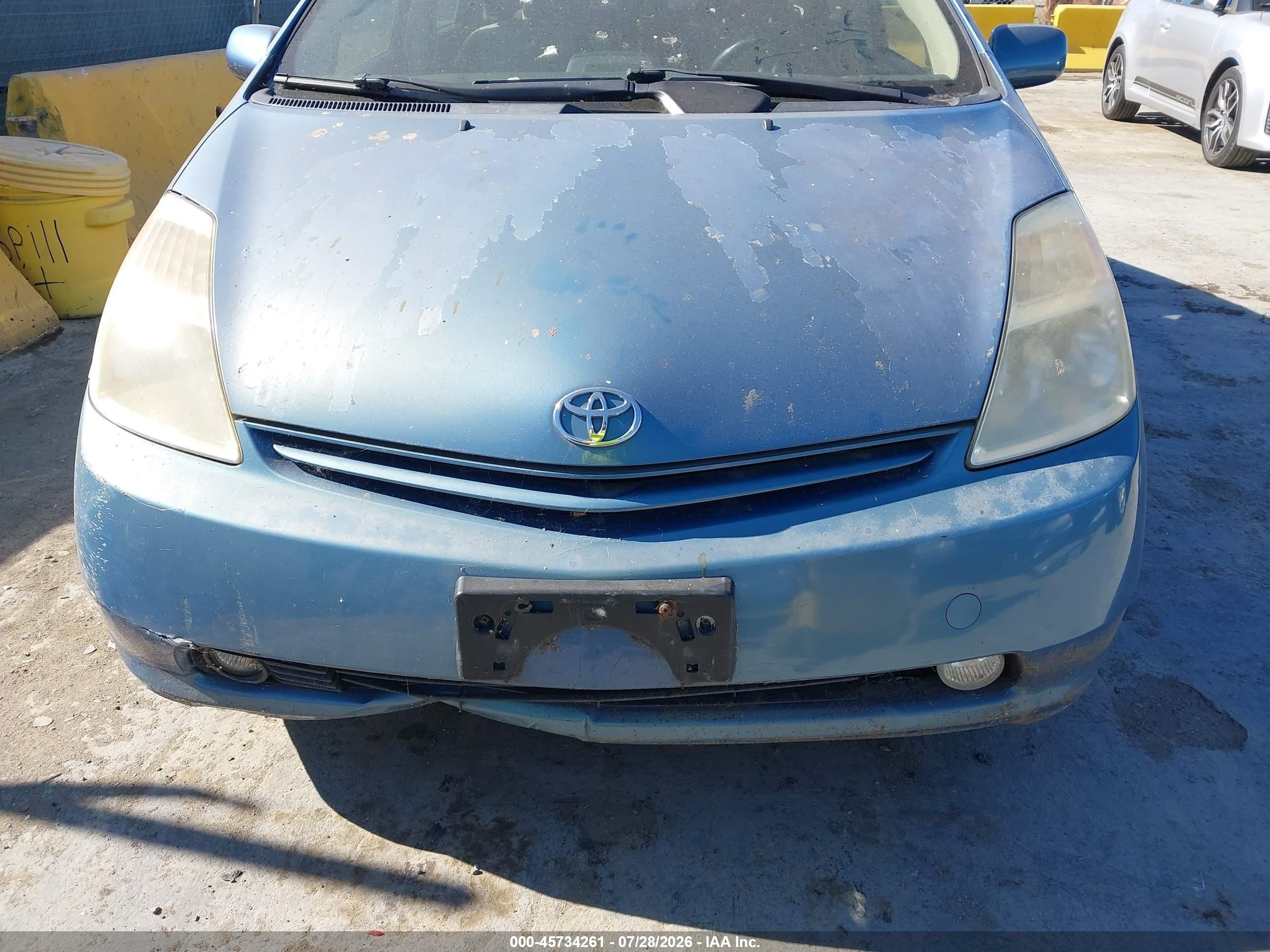 2005 Toyota Prius   Light Blue vin: JTDKB20U753038073