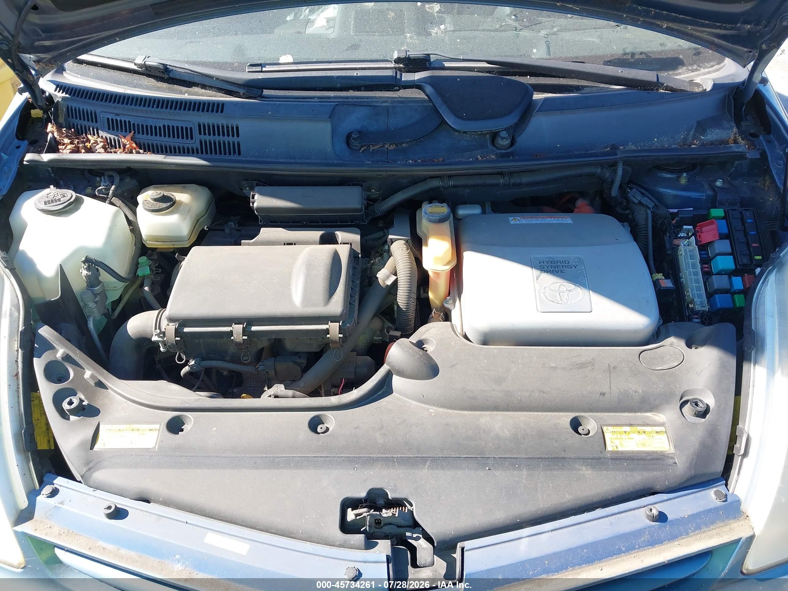 2005 Toyota Prius   Light Blue vin: JTDKB20U753038073