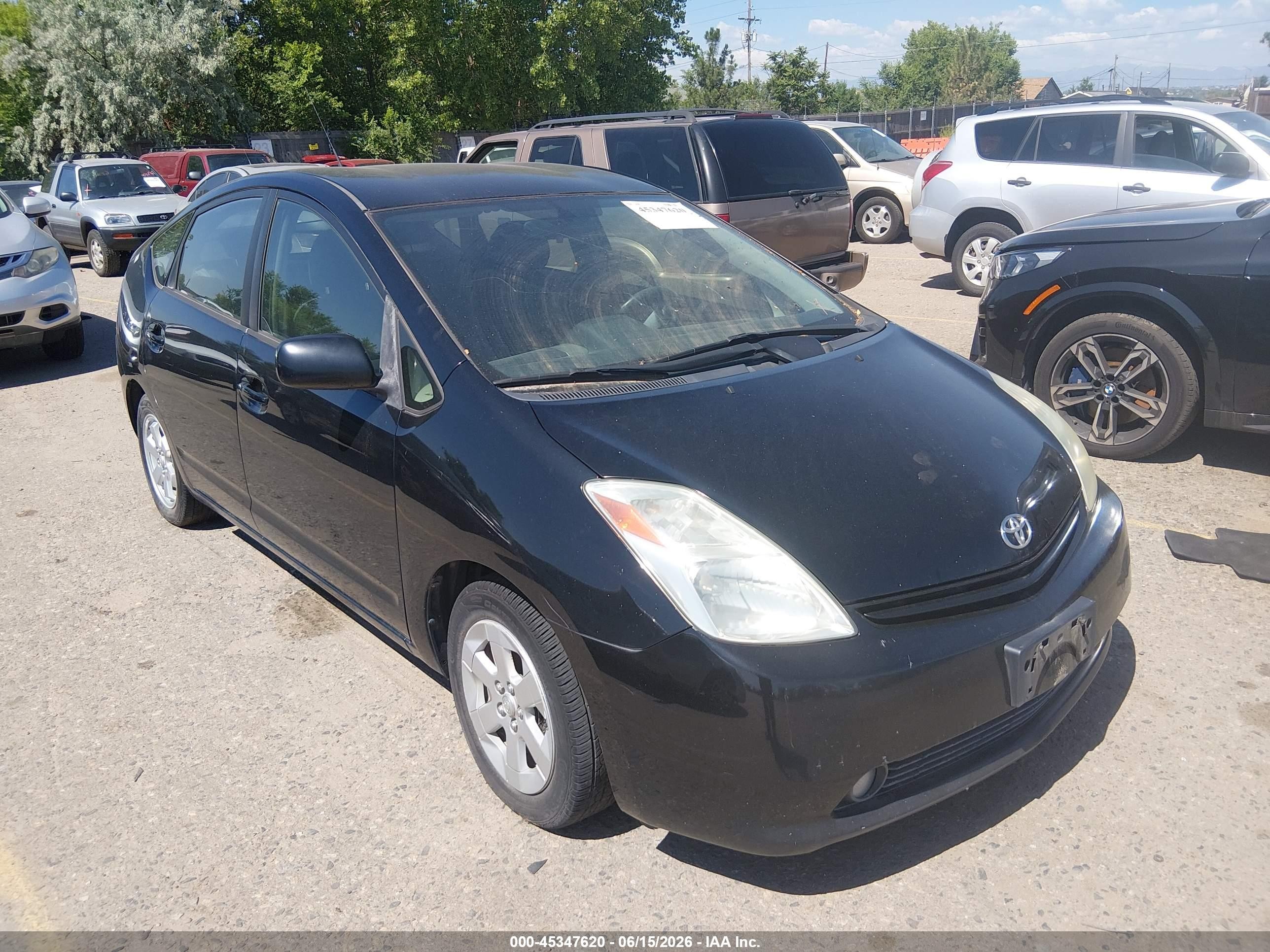 2005 Toyota Prius   Black vin: JTDKB20U753047341