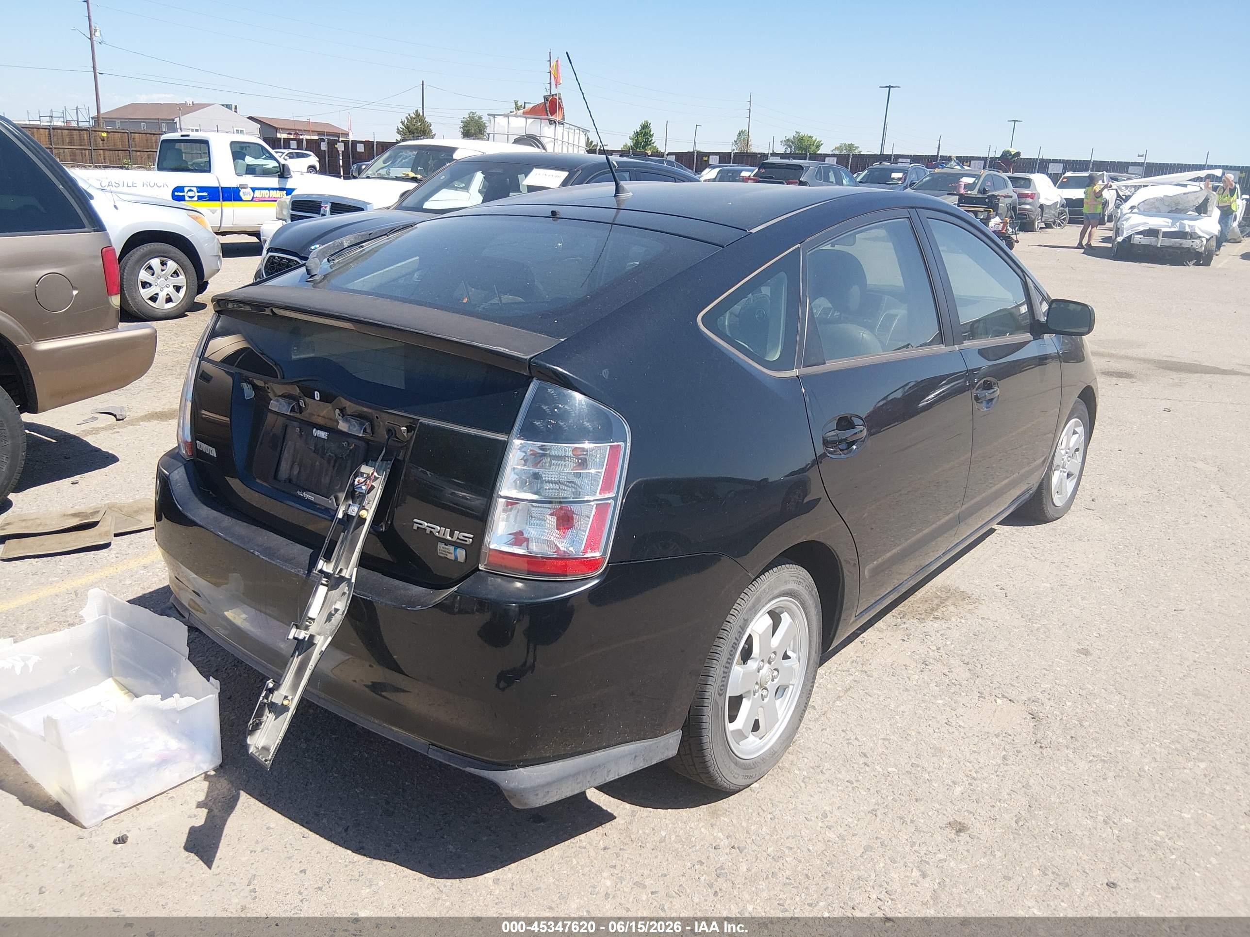 2005 Toyota Prius   Black vin: JTDKB20U753047341