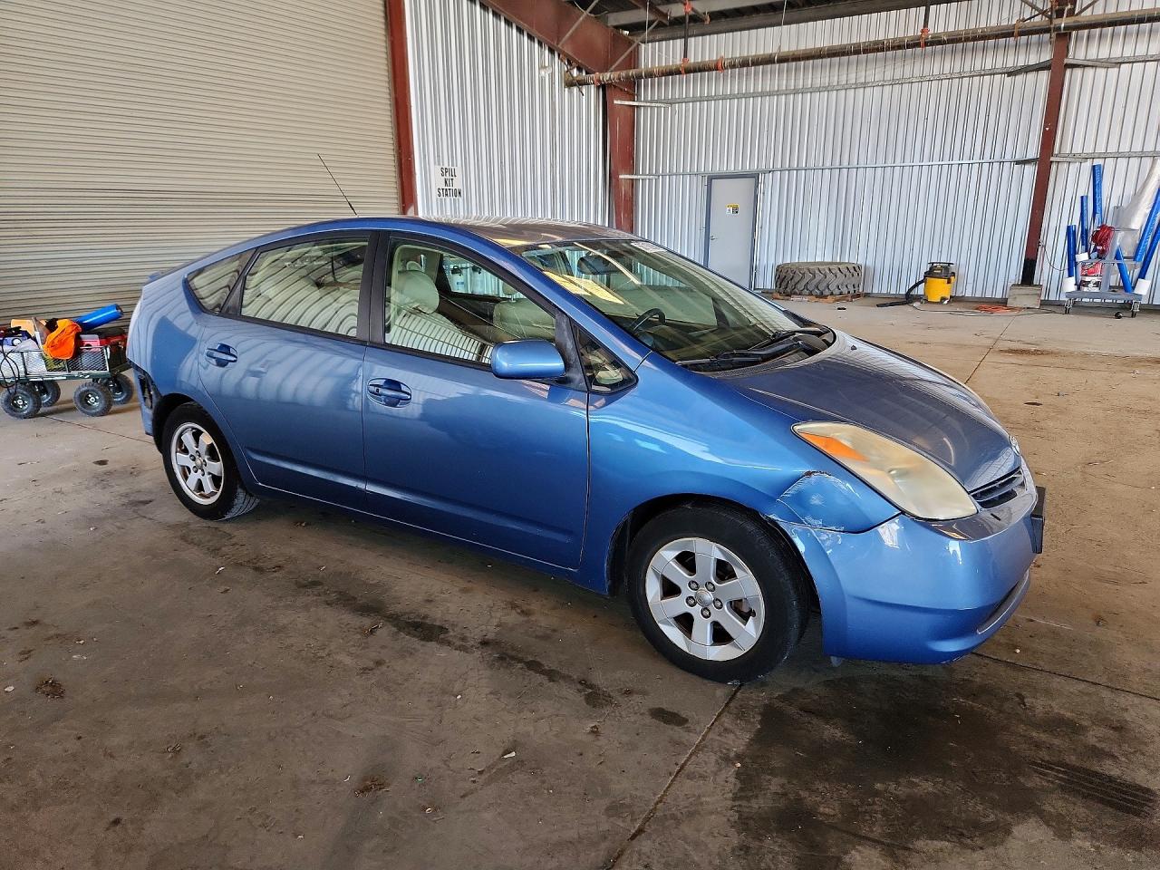 2005 Toyota Prius Base Синий vin: JTDKB20U753080730