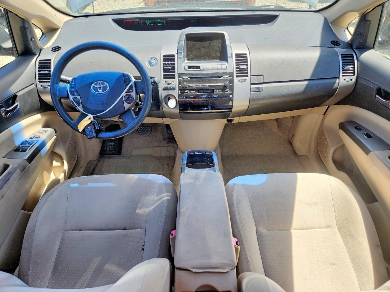 2005 Toyota Prius Base Blue vin: JTDKB20U753082509