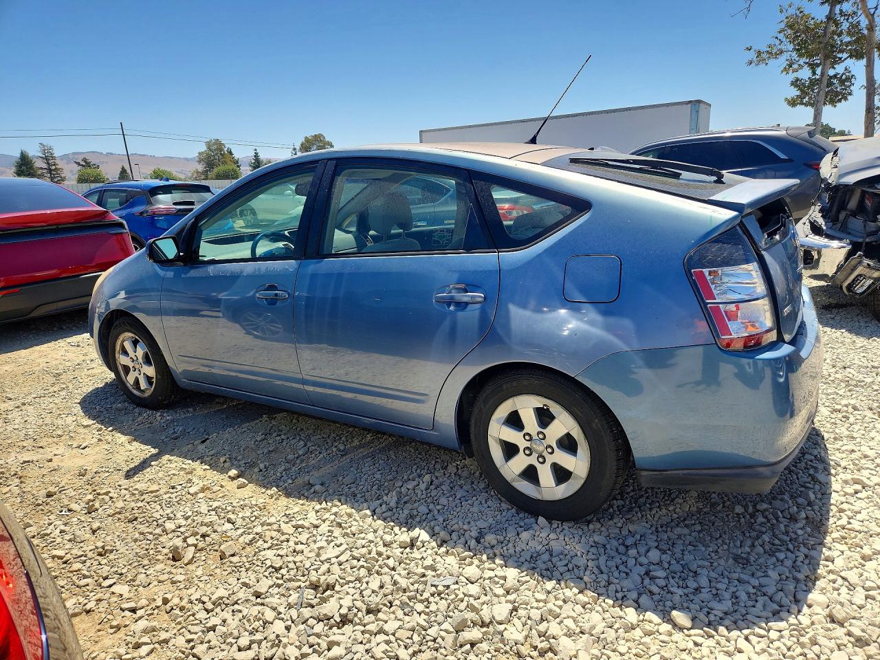 2005 Toyota Prius Base Blue vin: JTDKB20U753082509