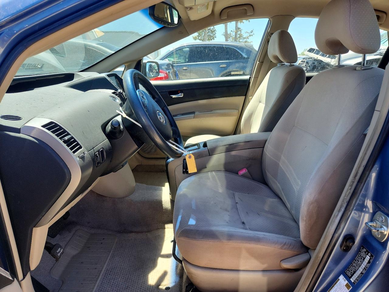 2005 Toyota Prius Base Blue vin: JTDKB20U753082509