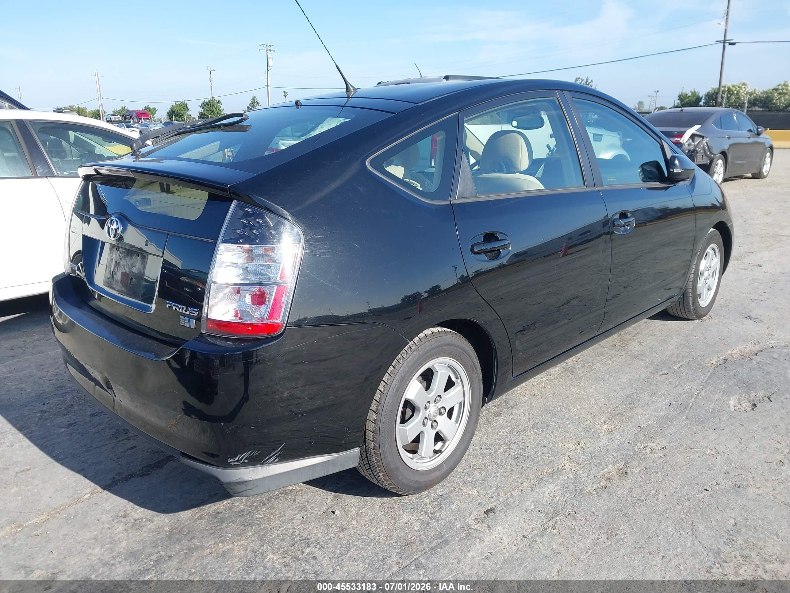 2005 Toyota Prius   Black vin: JTDKB20U753104654