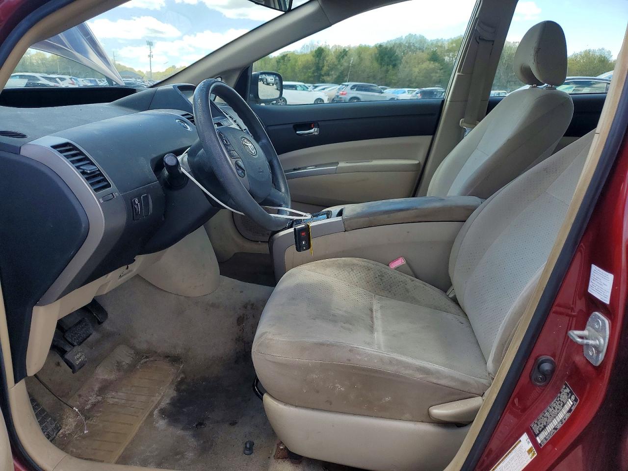 2005 Toyota Prius Base Maroon vin: JTDKB20U753108686
