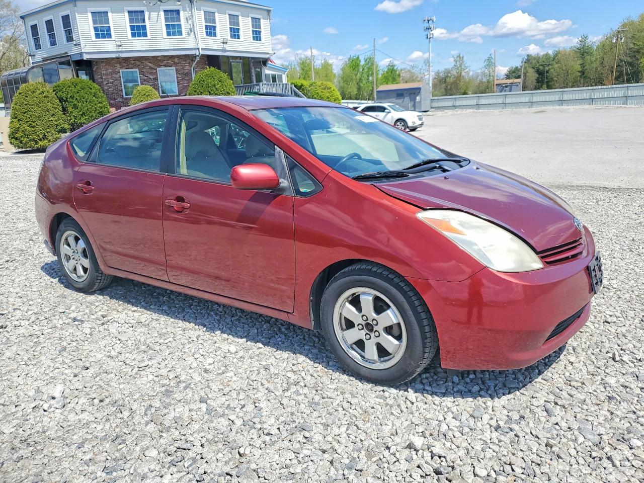 2005 Toyota Prius Base Maroon vin: JTDKB20U753108686
