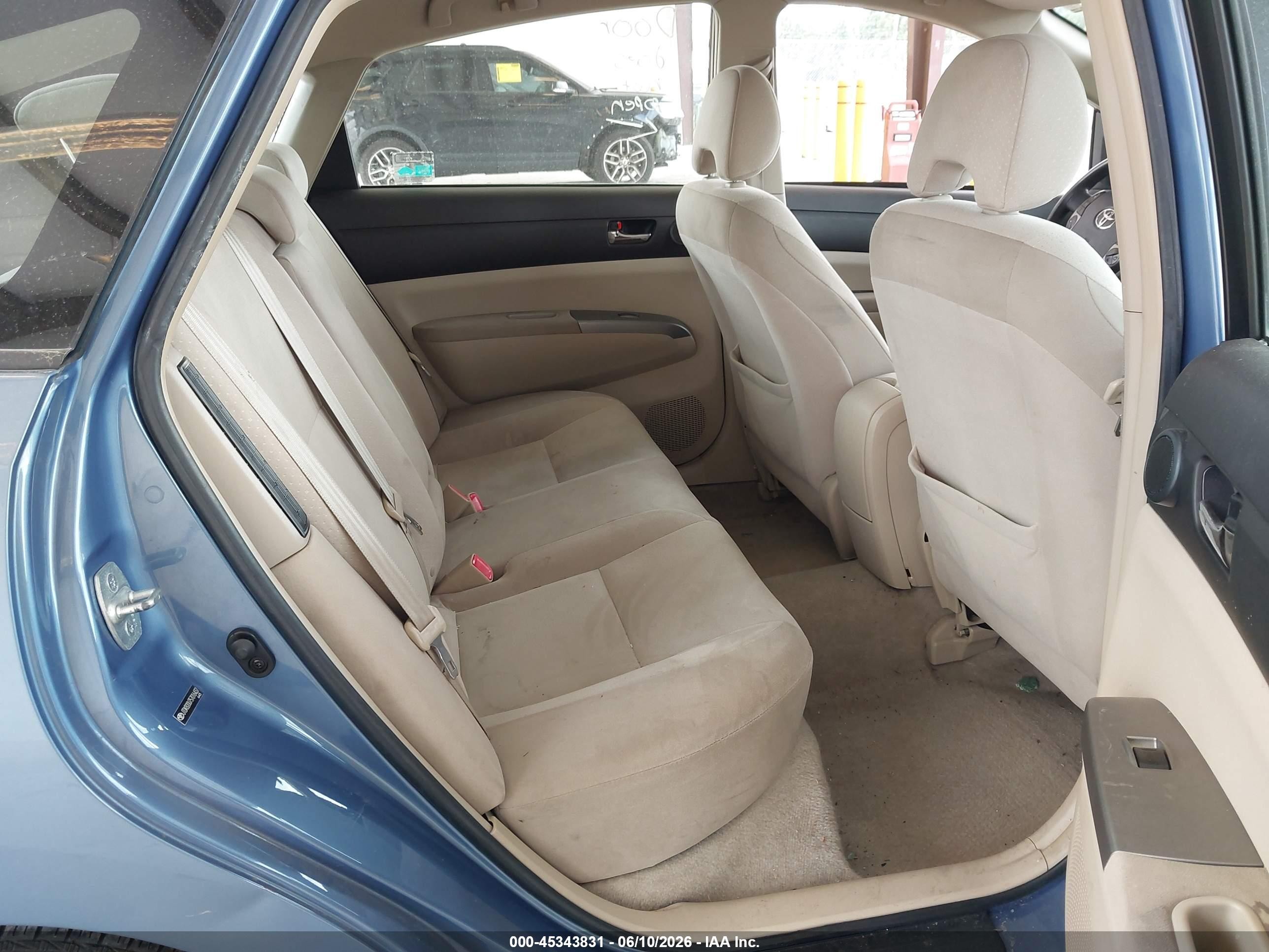 2005 Toyota Prius Light Blue vin: JTDKB20U757016437