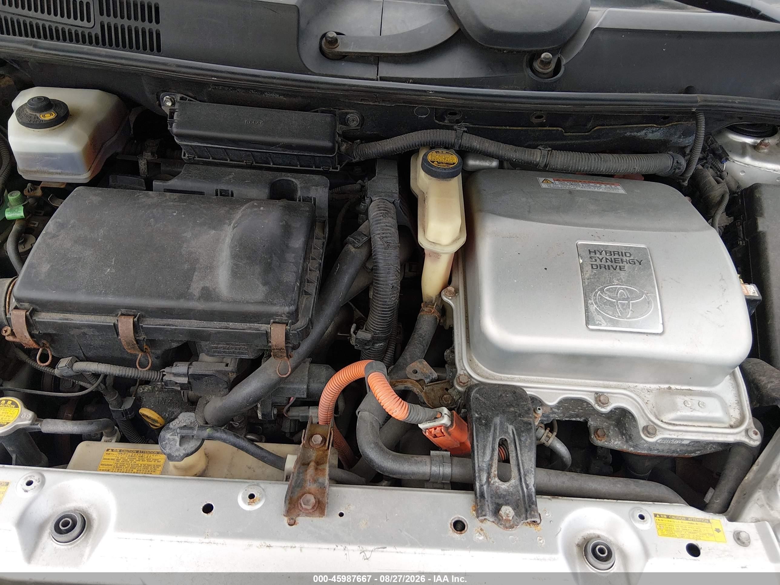 2005 Toyota Prius   Gray vin: JTDKB20U757048076