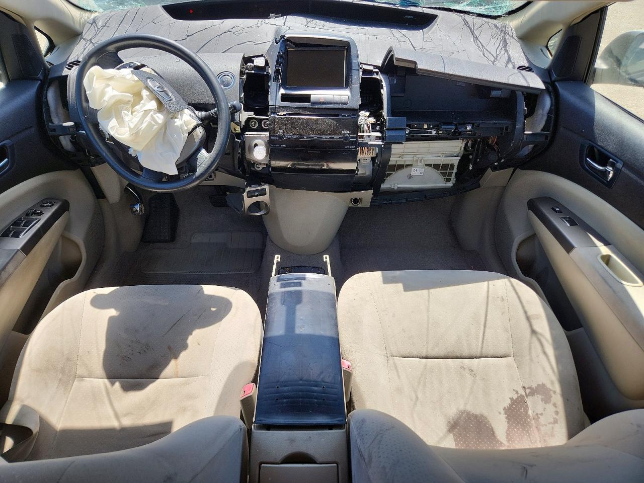 2006 Toyota Prius Base Желто-коричневый vin: JTDKB20U763136036
