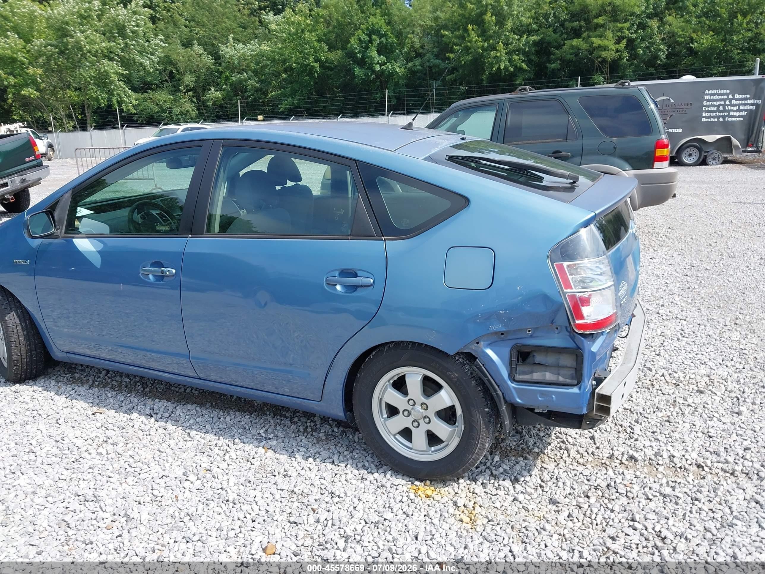 2006 Toyota Prius   Blue vin: JTDKB20U763137039