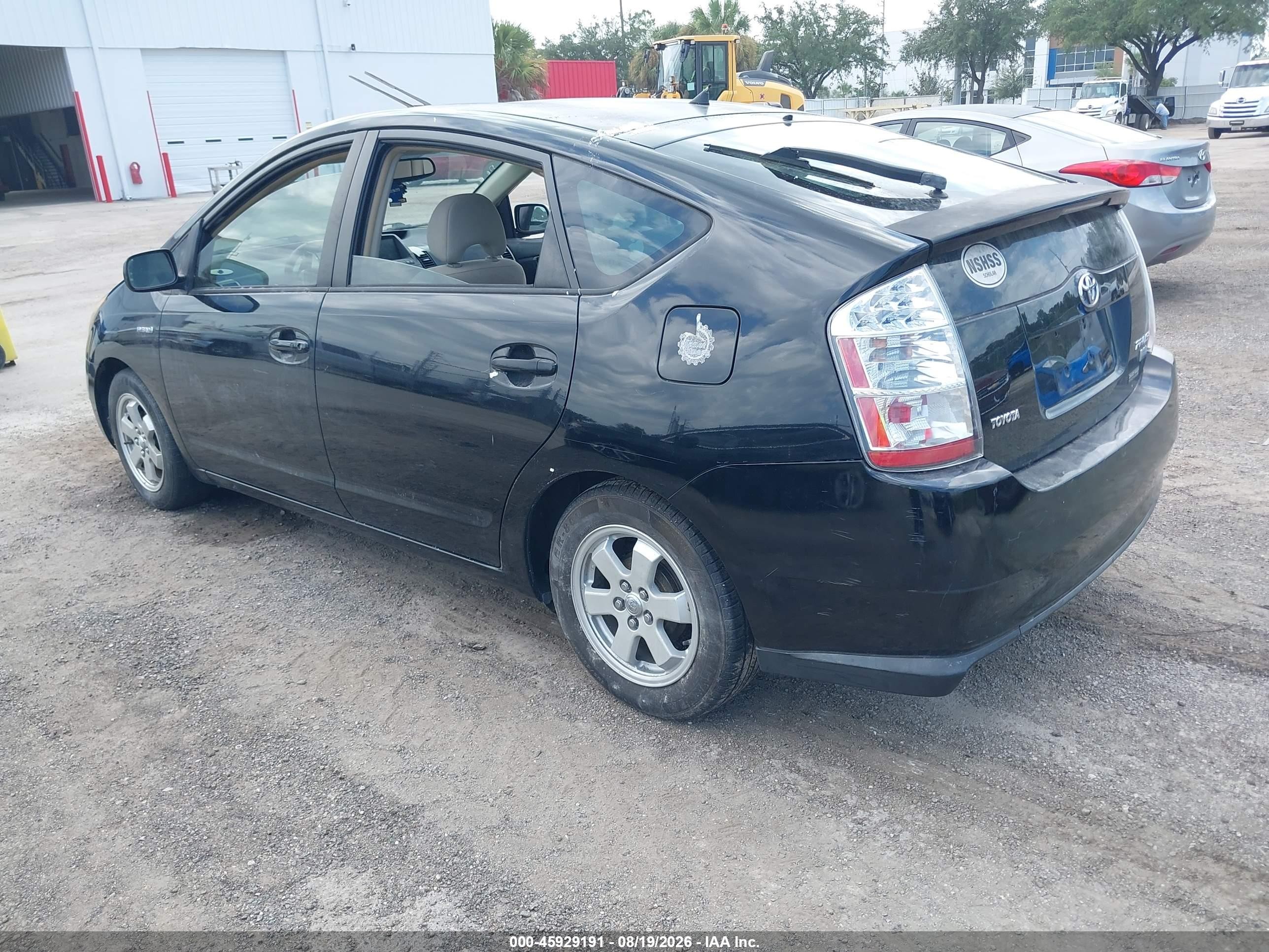 2006 Toyota Prius   Black vin: JTDKB20U763152639