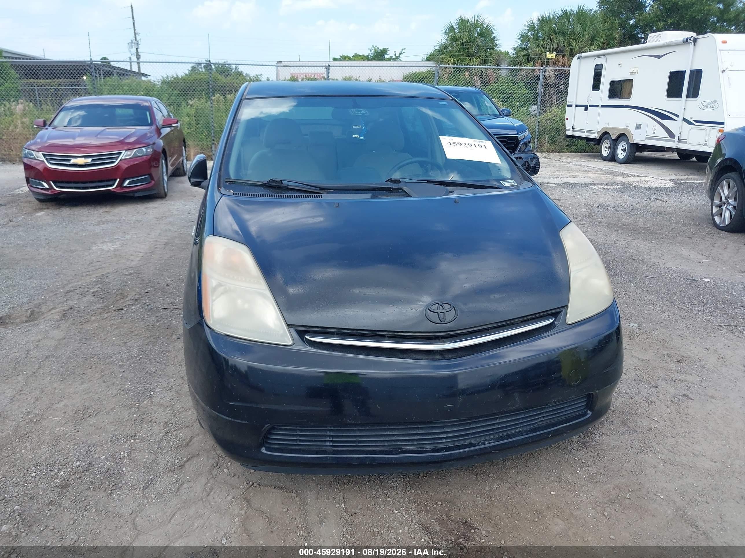 2006 Toyota Prius   Black vin: JTDKB20U763152639