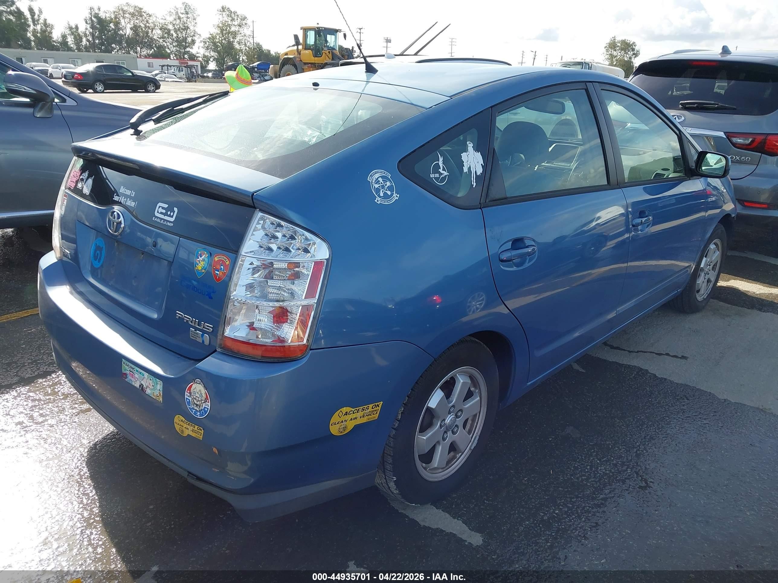 2006 Toyota Prius   Light Blue vin: JTDKB20U763159722