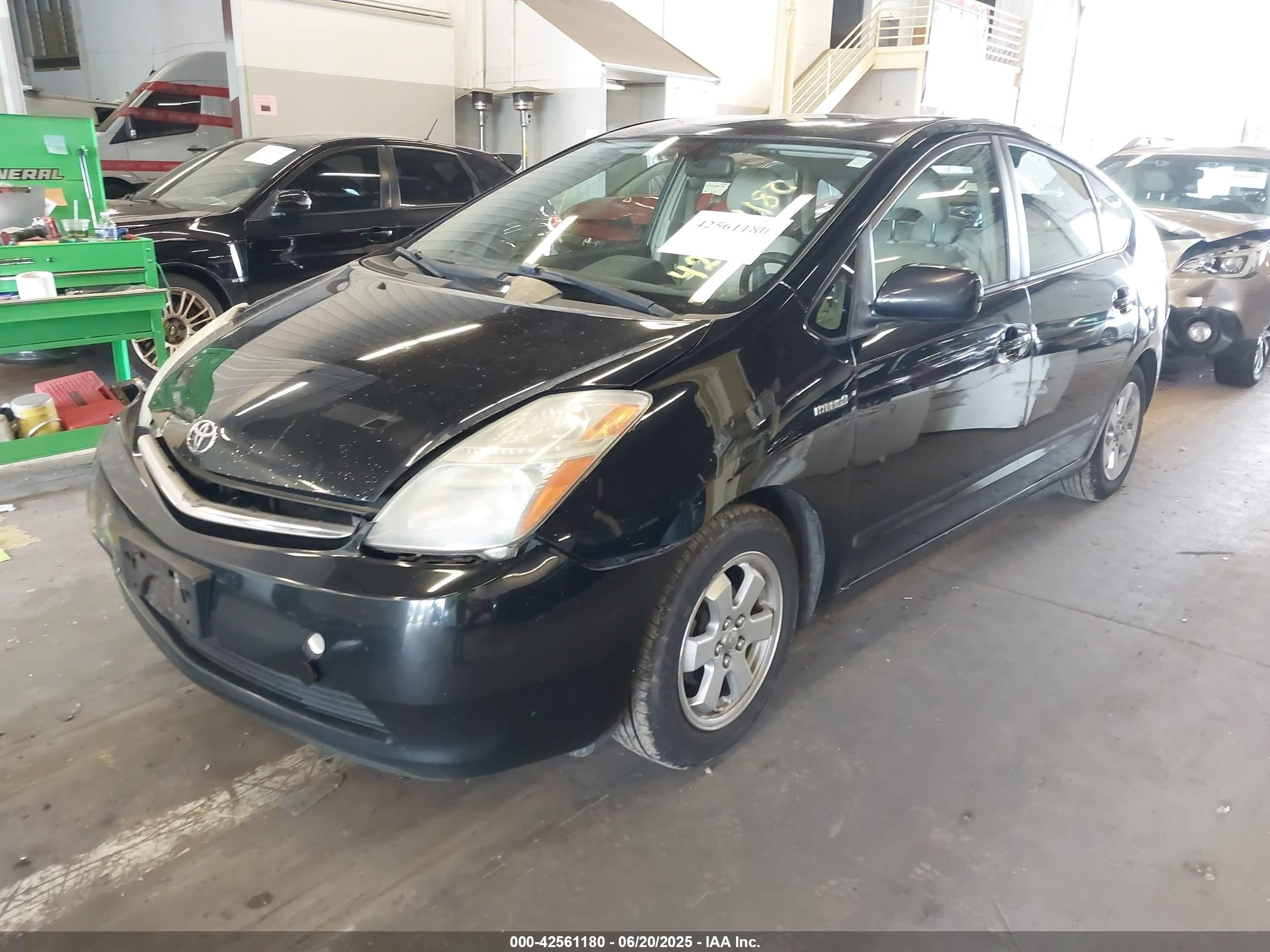 2006 Toyota Prius   Black vin: JTDKB20U763173488