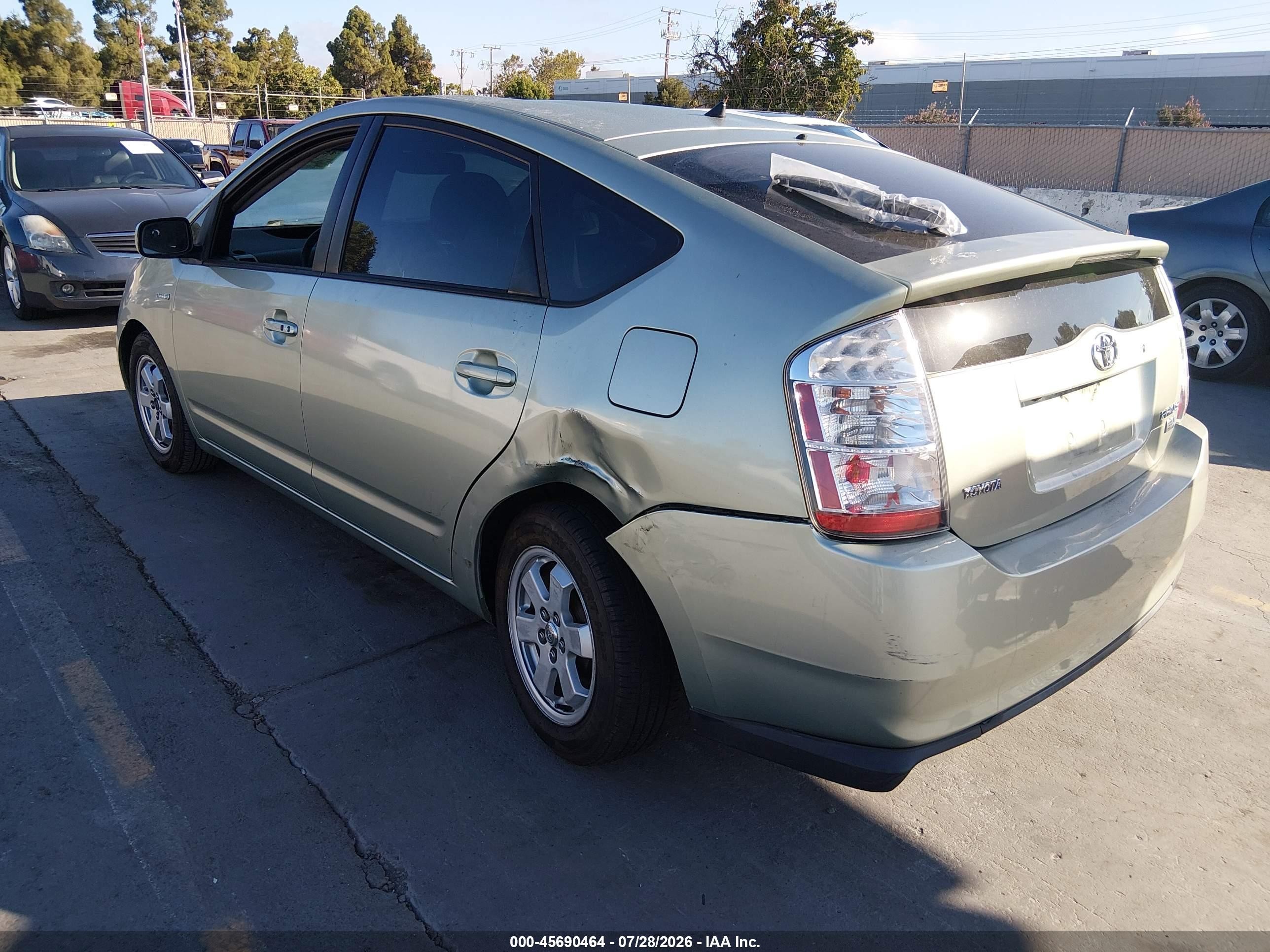 2006 Toyota Prius   Зеленый vin: JTDKB20U763175208