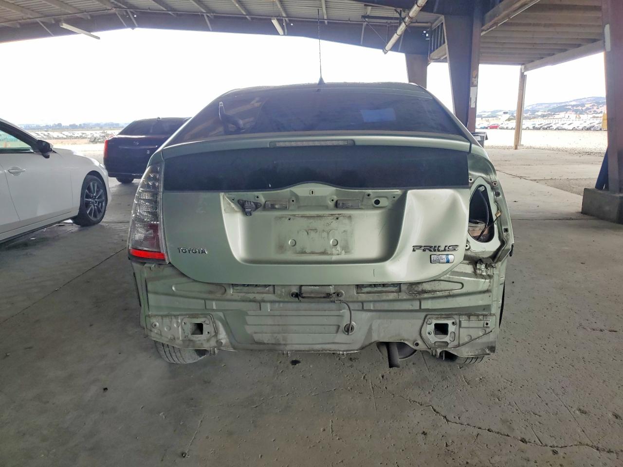 2006 Toyota Prius Base Зеленый vin: JTDKB20U763179615