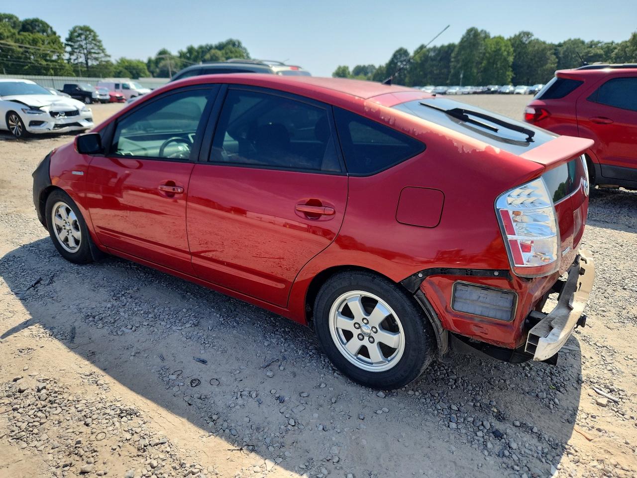 2006 Toyota Prius Base Red vin: JTDKB20U767072010