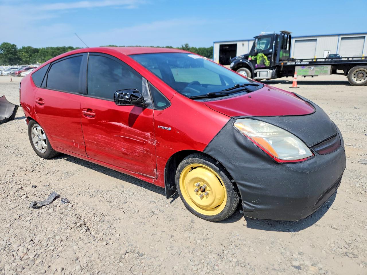2006 Toyota Prius Base Red vin: JTDKB20U767072010