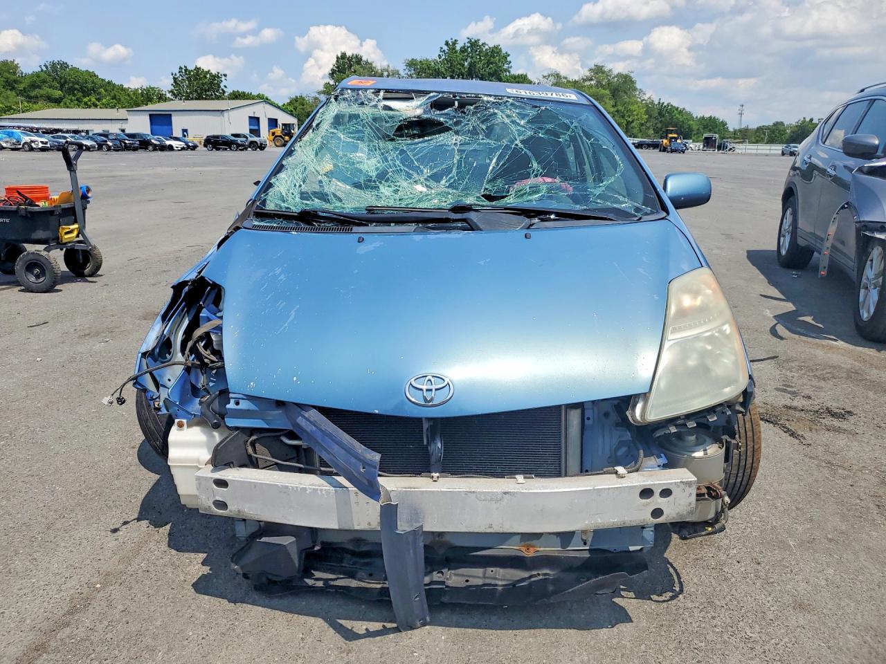 2006 Toyota Prius Base Blue vin: JTDKB20U767075781