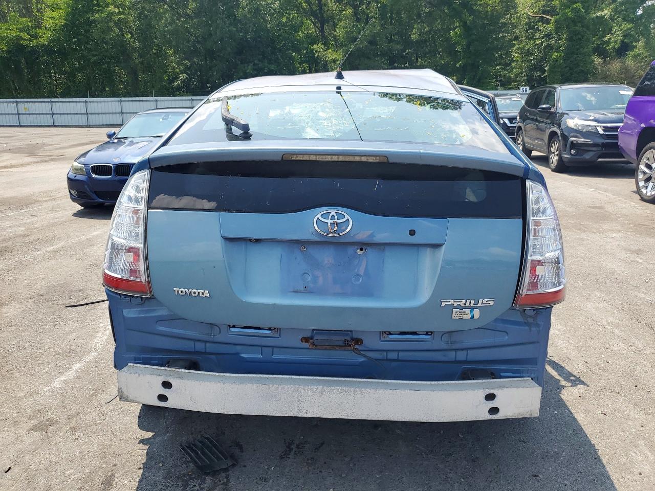 2006 Toyota Prius Base Blue vin: JTDKB20U767075781