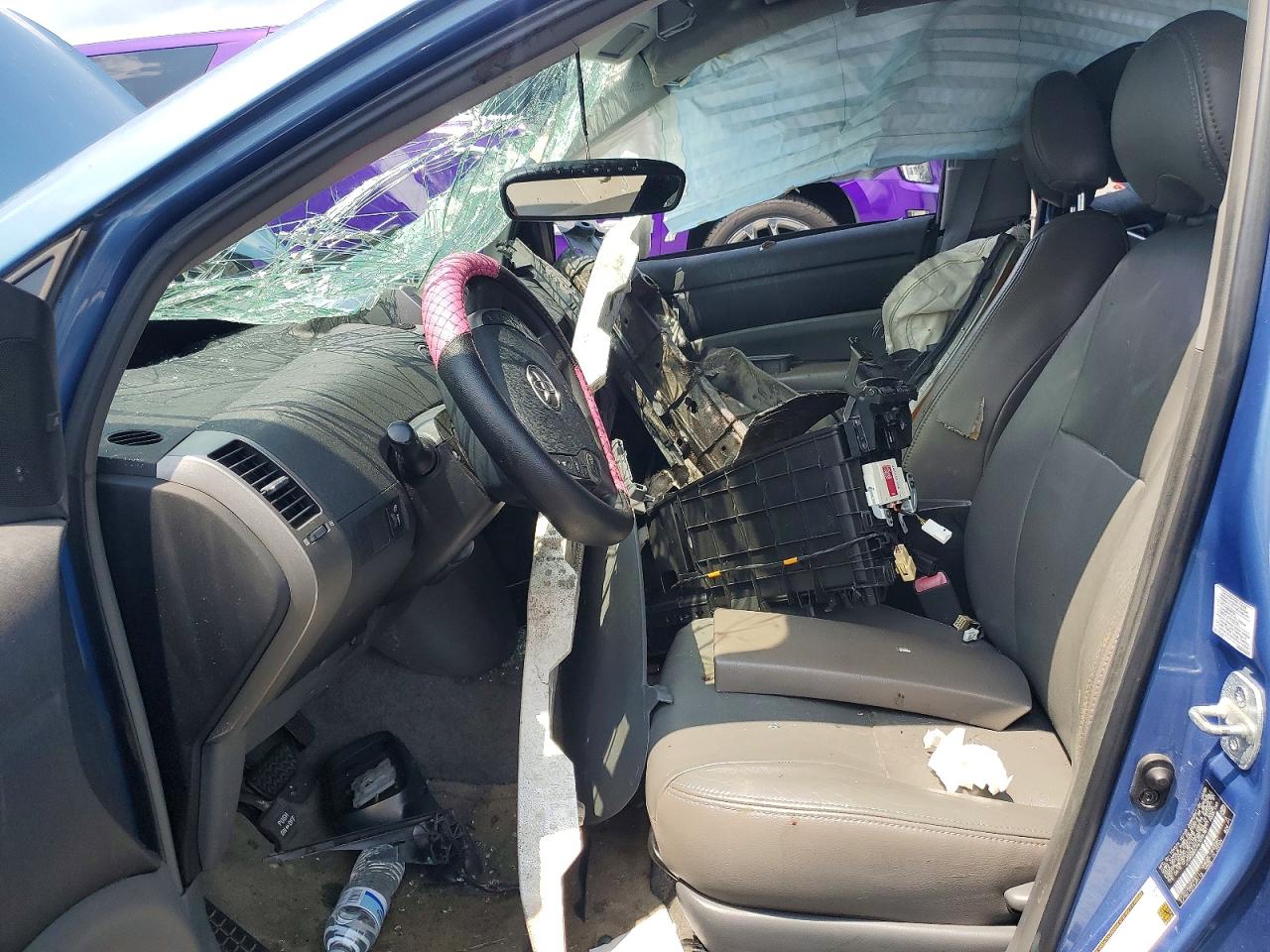 2006 Toyota Prius Base Blue vin: JTDKB20U767075781