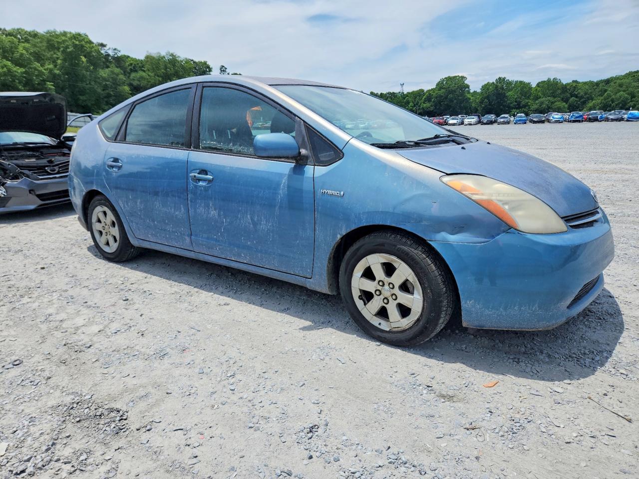 2006 Toyota Prius Base Blue vin: JTDKB20U767527616