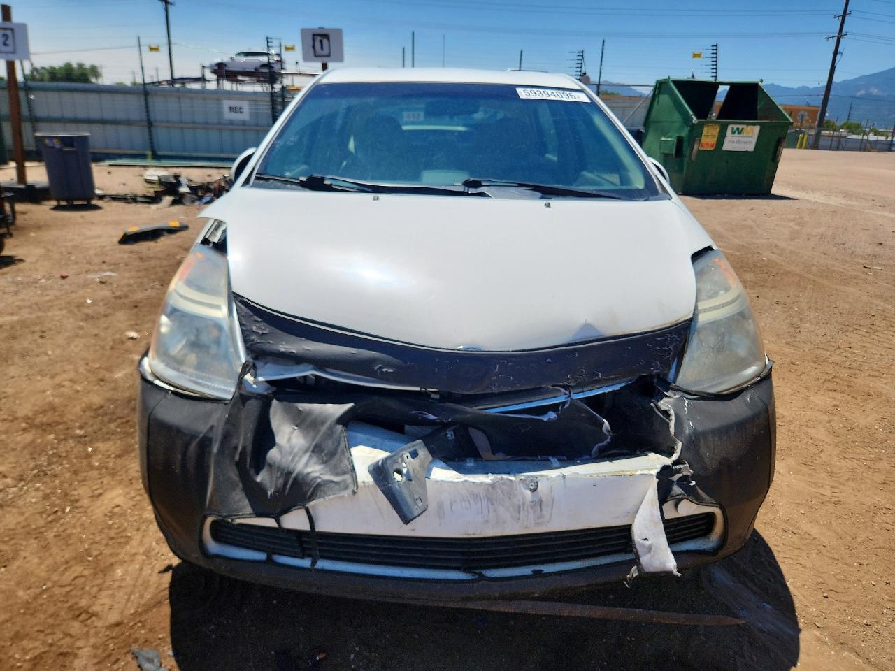 2006 Toyota Prius Base White vin: JTDKB20U767528779