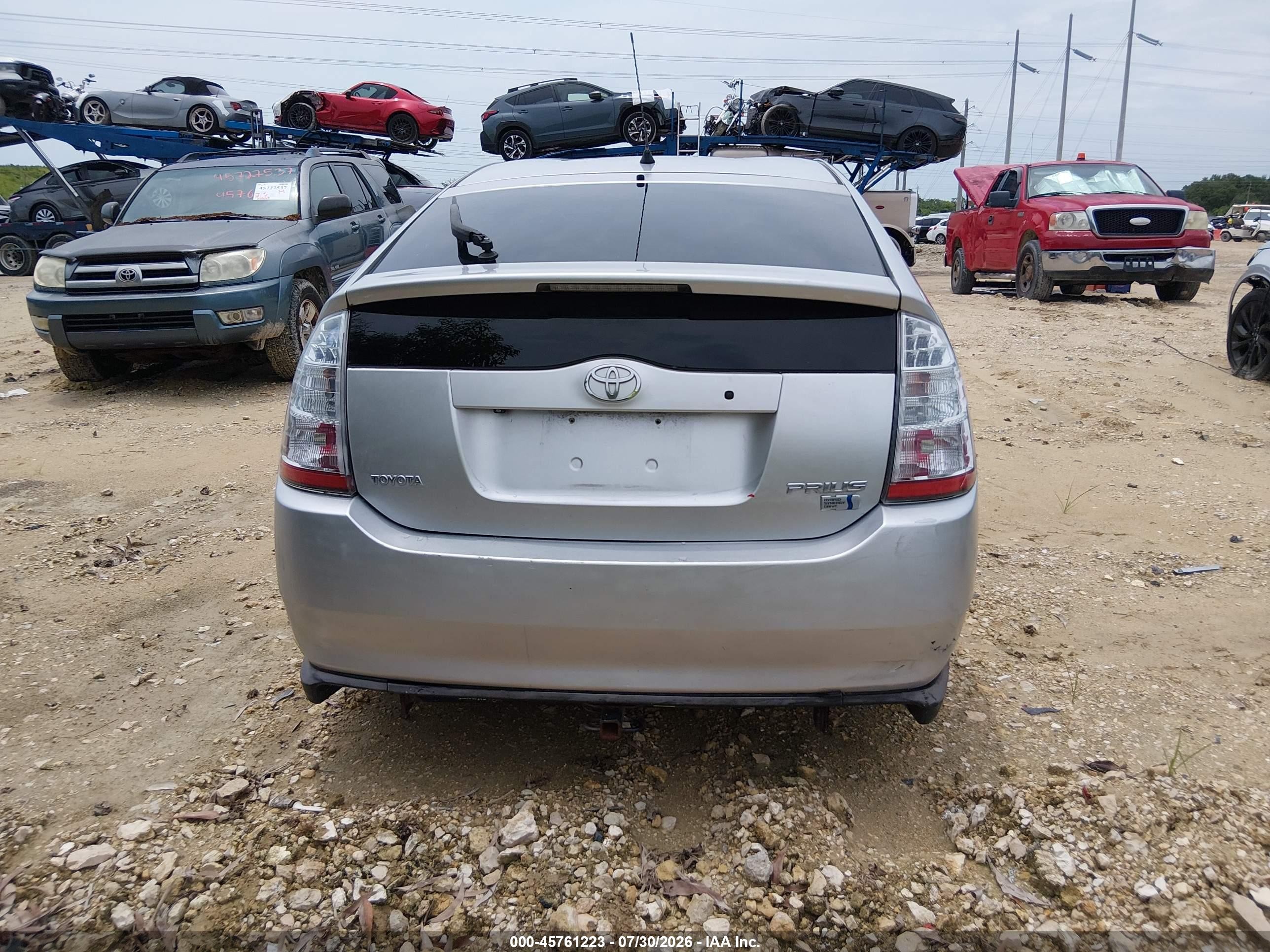 2006 Toyota Prius Gray vin: JTDKB20U767531732