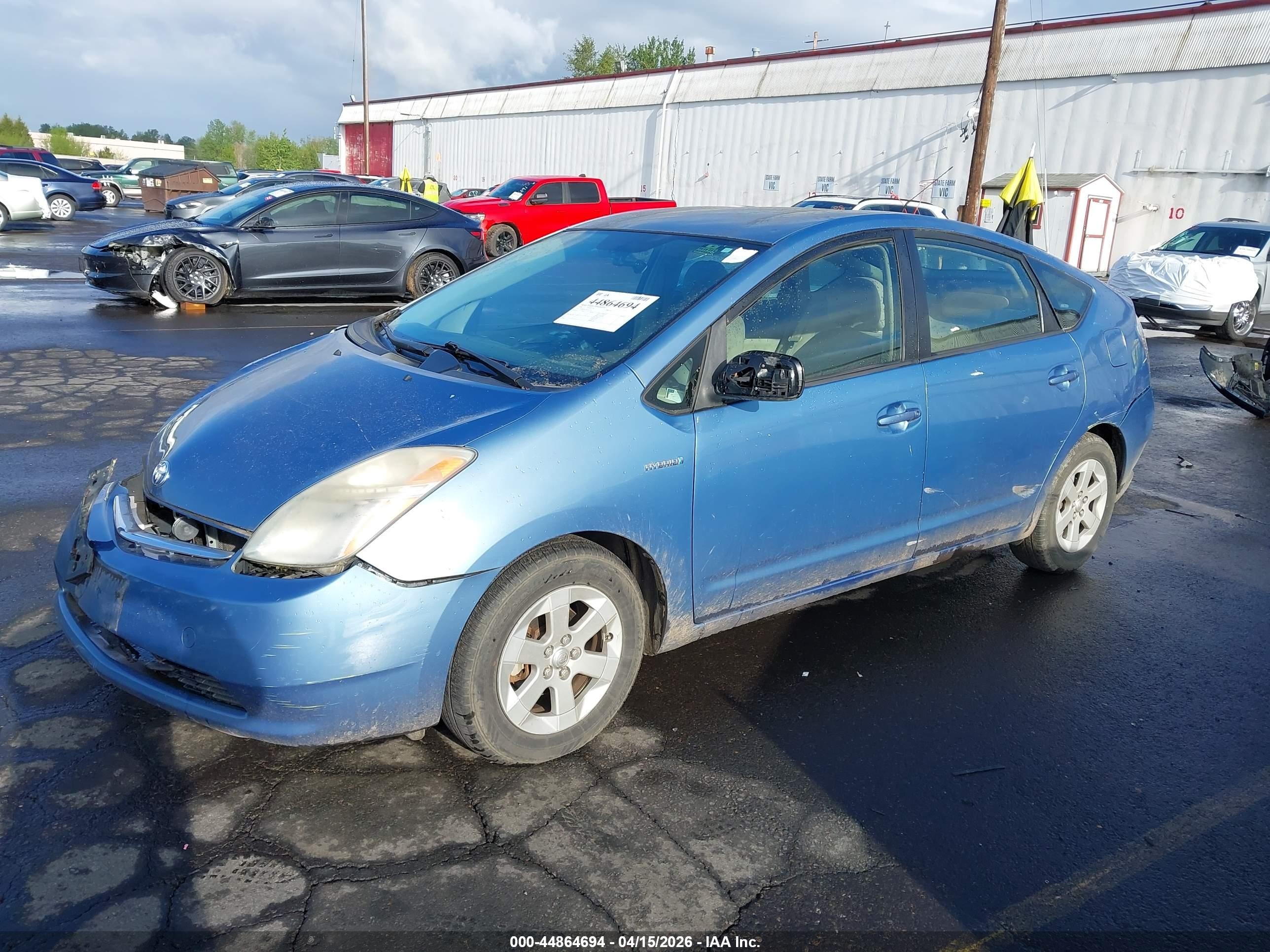 2006 Toyota Prius   Light Blue vin: JTDKB20U767533514