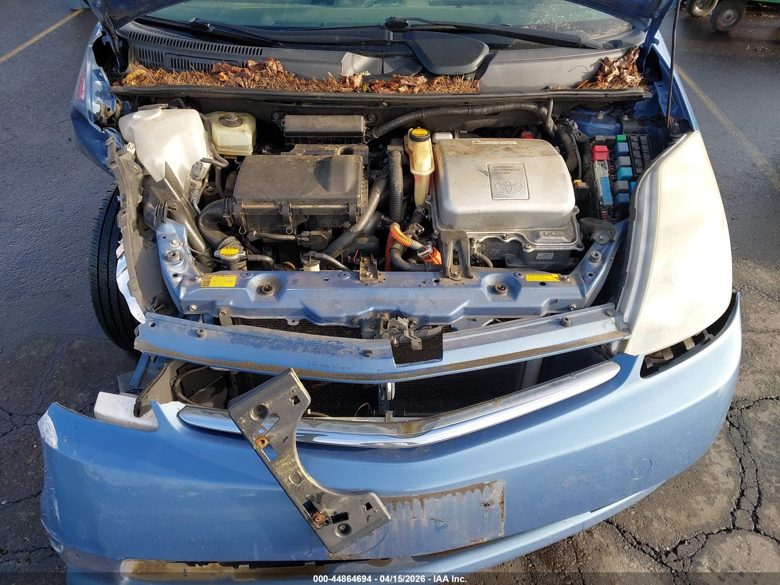 2006 Toyota Prius   Light Blue vin: JTDKB20U767533514